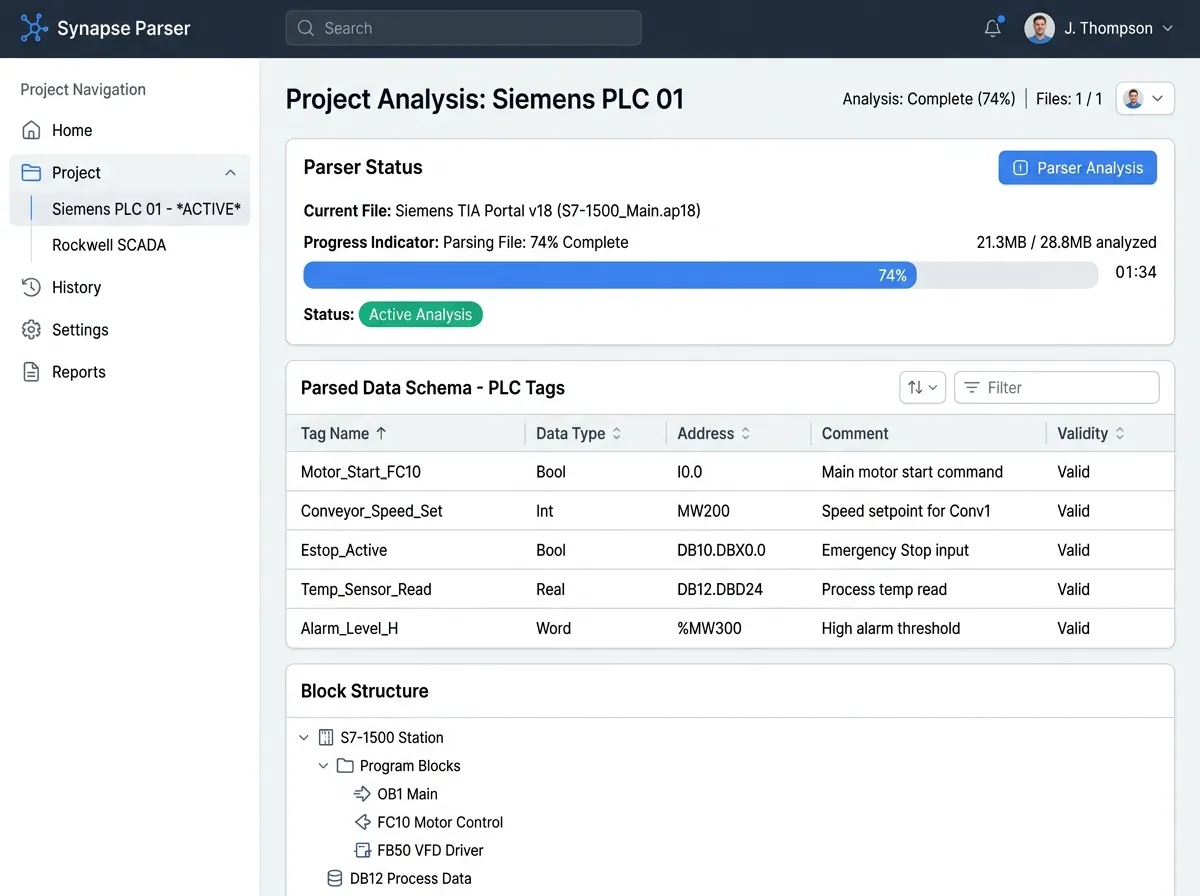 Project File Parsing